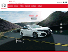 Tablet Screenshot of hondahuesca.com